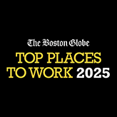 The Boston Globe Top Places to Work 2025 Badge