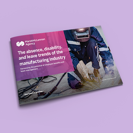 The absence, Disablity, and leave trends of the manufacturing industry