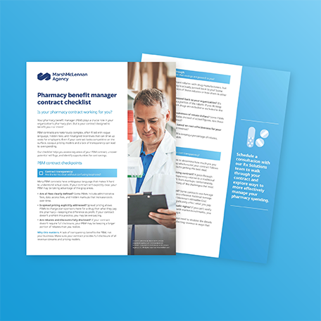 PBM Contract Checklist