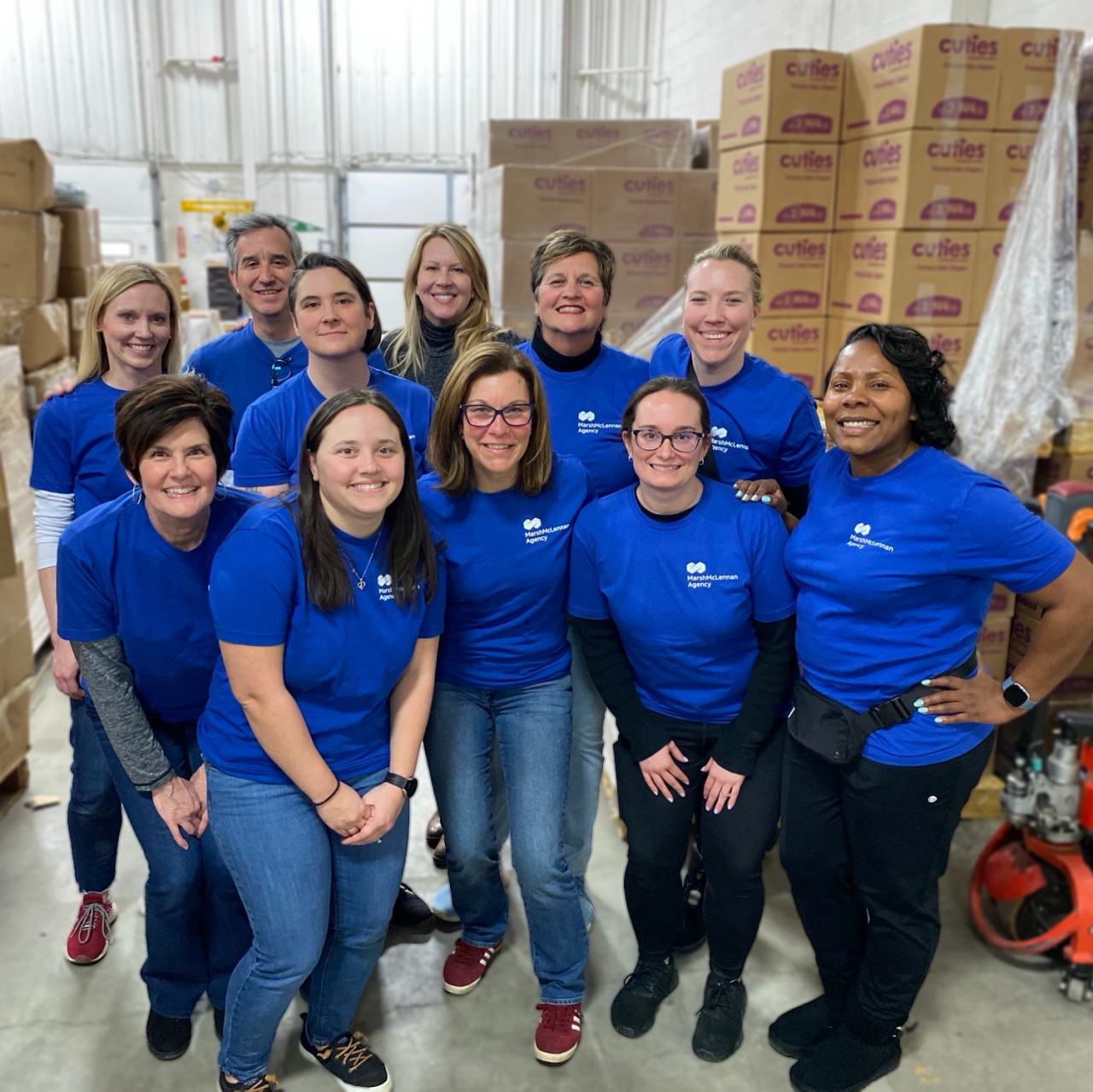 Social Justice CRG volunteering at Mitzvah Circle group photo