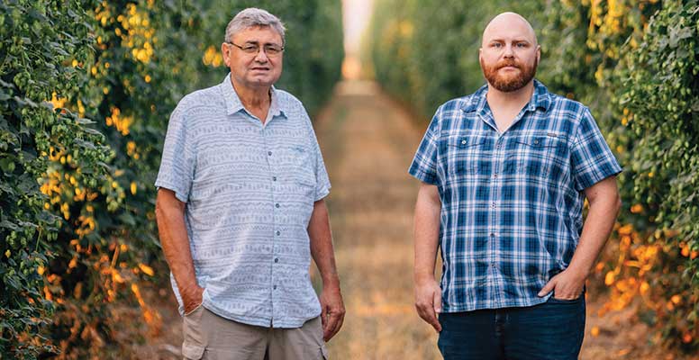 The Morford family, owners of Green Acre Farms